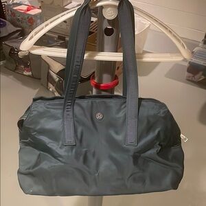 Lululemon teal duffel bag